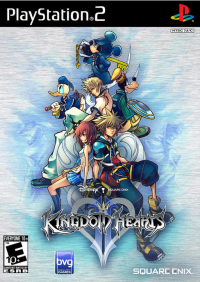 Kingdom Hearts 2 Playstation 2 US box art